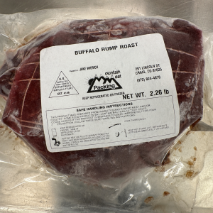 Grass-Fed Buffalo Rump Roast