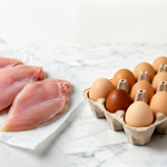 Chicken Breast and Eggs Combo - 1.2 pounds.  & 1 Dozen Eggs Pasture Raised