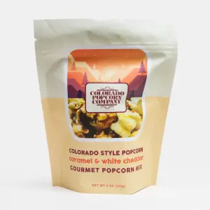 Caramel and White Cheddar Gourmet Popcorn - Colorado Popcorn Company
