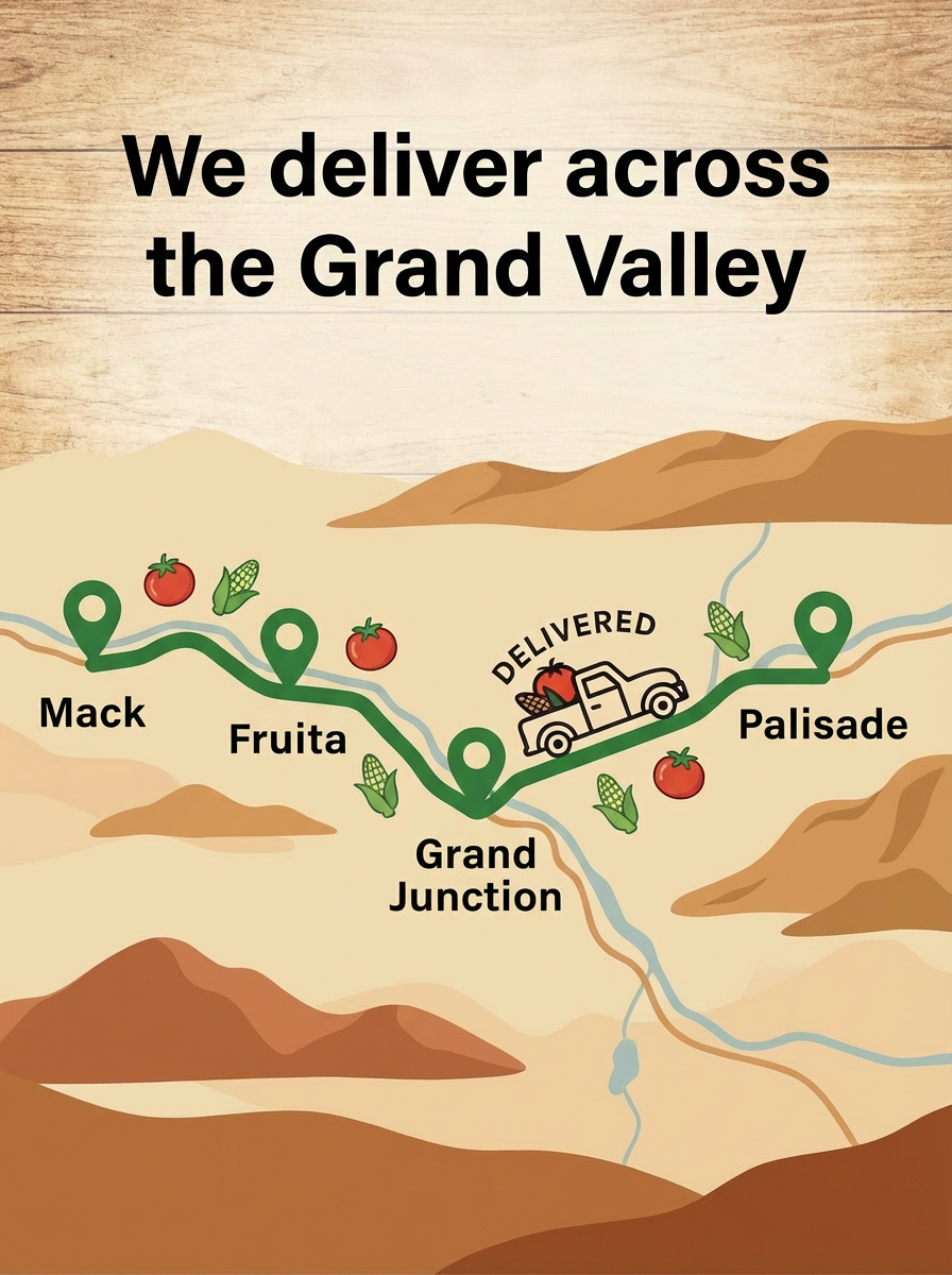 Delivery map for the Grand Valley