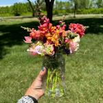 Locally grown flower bouquet