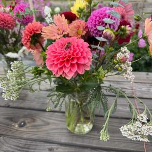 Locally grown flower bouquet