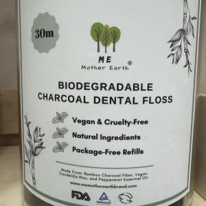 Biodegradable Charcoal Dental Floss