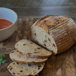 Tomato Basil Sourdough Loaf