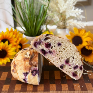 Lemon Blueberry Sourdough Loaf