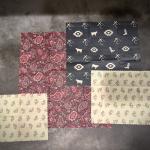 Organic Beeswax Wraps - Set of 4