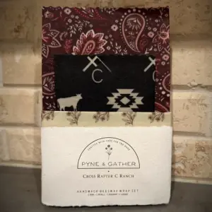 Organic Beeswax Wraps - Set of 4