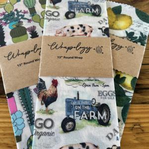 13 " Round Beeswax Wrap